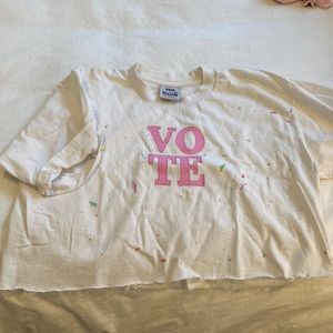 “VOTE” Crop Top